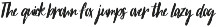 October Storm modern brush font preview
