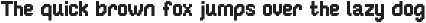 Jaunt: 8-bit pixel font preview