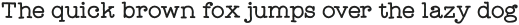 Catalina Typewriter Bold otf (700)
