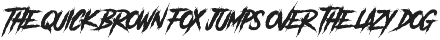 Another Danger - Horror Font preview