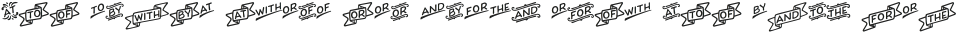 Boucherie Catchwords otf (400) Sample