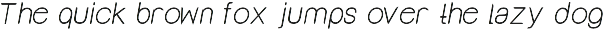 Lx Sans Italic otf (400)