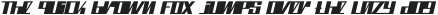 Bhejeuct Gash Typeface otf (400)