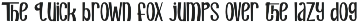 JollyJot Playful Display Font preview