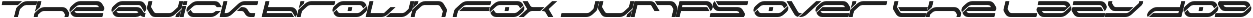 NCL KEMGOR - Cyberpunk Font preview