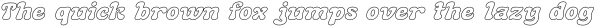 Weird Genius Italic Outline otf (400)