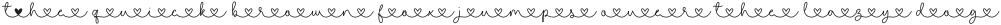 Real Love Heart otf (400) Sample