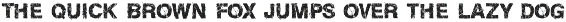 Quake - All Caps Grunge Font preview