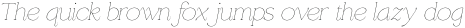 Radiant Charisma Thin Italic otf (100)
