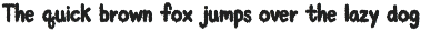 Melting Font font preview