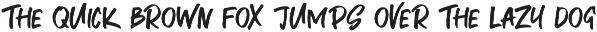 Marker Brush Font preview