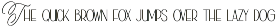 Esmerald font preview