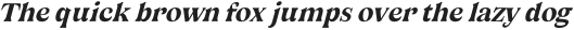 CF Oliviera Bold Italic otf (700) Sample