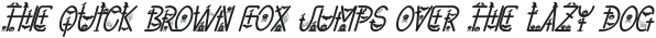 Halloween Decorative Light Italic otf (300) Sample