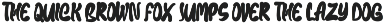 Baxia Jord Modern Display Font preview