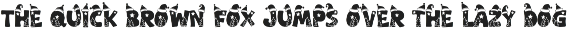 Christmas Santa Hat Display Font font preview