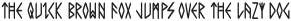 Rune Font 1 otf (400) Sample