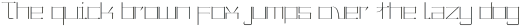 NGT Tofu Display Thin otf (100)
