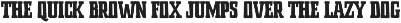 Overland Display Font preview