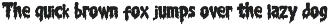 Ghost Slimer Font - Horror Font preview
