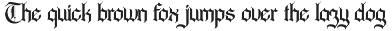 Pearly Gates - Blackletter Font preview
