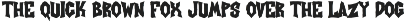 Ristakhr Horror Display Typeface preview