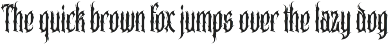 Maytorm Modern Metal Typeface preview