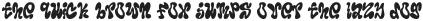 ClivasRegular otf (400) Sample