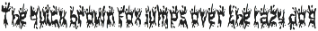 Dynamic Drips – Liquid Display Font preview