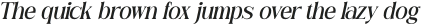 Camarine Italic otf (400)