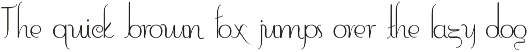 Contouration font preview