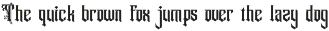 Santero Modern Blackletter Font preview