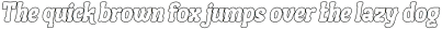 AUSYEIK Outline Slant otf (400)
