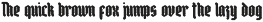 High Nobiety Modern Blackletter Font font preview