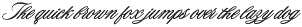 The Original - Retro Script font preview