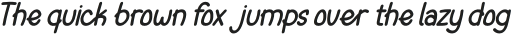 Easterix Italic otf (400) Sample