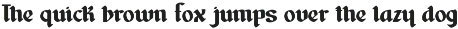 Messy Bun - Blackletter Font preview
