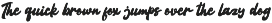 Mubeng Banter - Script Font preview