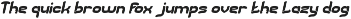 Eagle artillery font preview