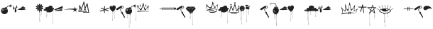 Famous Bomber Dingbat Regular otf (400)