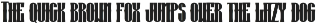 Warior Blogxim Tall & Military Font preview
