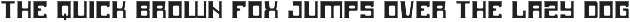 Sanes Techno - Digital Font preview
