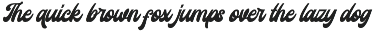 Hitterlove - Retro Bold Script font preview