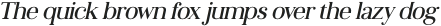 Jevale Italic otf (400)