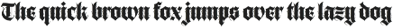 Brave Thorn Blackletter Font preview