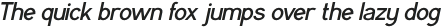Mirsany Italic otf (400)