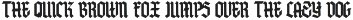 MALAGA Blackletter Typeface Font preview