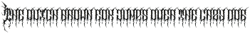 Meswady | Metal Font preview