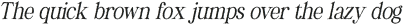 Asthetic Rough Italic otf (400)