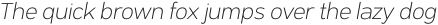 Exalted ExtraLight Italic otf (200)
